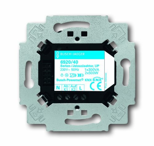 Busch-Jaeger 6920/40 Powernet KNX Serien-/Jalousieaktor 2/1-fach, UP