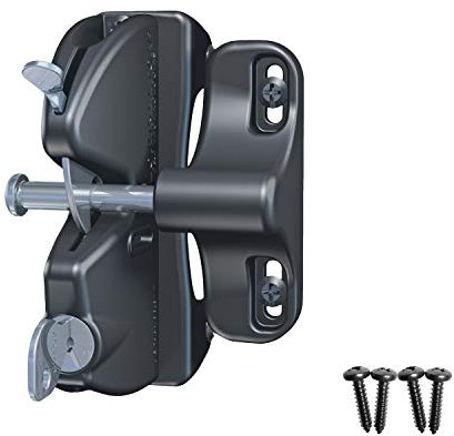 D&D Technologies LLAA LokkLatch Latch for General Purpose Gates, 10-35 mm, Black