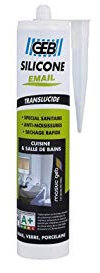 geb sas Cartouche Mastic Silicone SANITAIRE 250ML TRANSLUCIDE