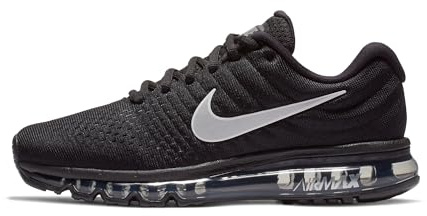 Nike Mens Air Max 2017 Running Shoes Black/White/Anthracite 849559-001 Size 10