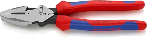 KNIPEX Kraft-Kombizange Lineman's Pliers amerikanisches, 09 12 240 SB | Mit Comfort-Griffen 240 mm