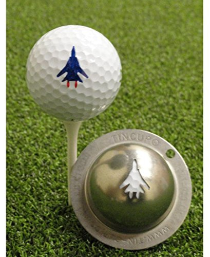 Tin-Cup Unisex Adult TOP GUN Golf Ball Marker - Steel, One Size