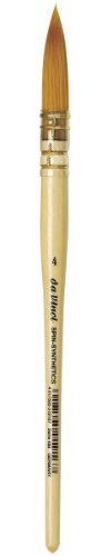 da Vinci Watercolor Series 488 CosmoTop Spin Pinsel, rund, Synthetik mit lackiertem Naturgriff, Größe 4 (488-04)