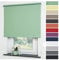Liedeco® Rollo, Kettenzug-Rollo | 182 x 180 cm (Breite x Höhe), Farbe blattgrün | Verdunkelnd, Abdunkelnd, Blickdicht | Seitenzugrollo | viele Farben | Breite 60 bis 200 cm | Variable Montage möglich