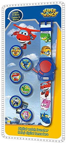 Disney - Super Wings WI17001 Digitaluhr mit 6 Scheiben,