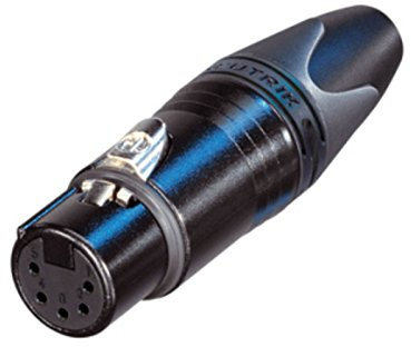 Neutrik NC5FXX-BAG, Kabelbuchse, Kabel Stecker, Hochwertige Verbindung, Geeignet für Audio- und Videoanwendungen