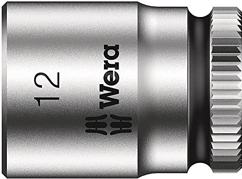 WERA-05003511001-8790 HMA Zyklop Nuss 12,0 - Llave de vaso Zyklop con arrastre de 1/4