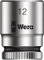 WERA-05003511001-8790 HMA Zyklop Nuss 12,0 - Llave de vaso Zyklop con arrastre de 1/4