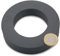 Ringmagnet Ø 100,0 x 60,0 x 20,0 mm Y35 Ferrit - hält 16 kg,Magnetring, Magnet Scheibe mit Loch Ring