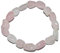 Rosenquarz Armband schönes Edelsteinarmband ein echter Blickfang elastisch aufgezogen.(3370)