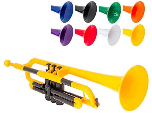 pTrumpet 700627 Trompete mit Tasche und Mundstück gelb