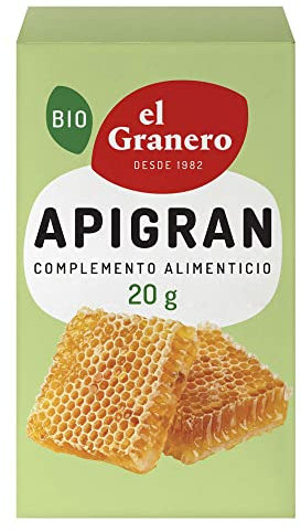 ELGRANERO APIGRAN jalea real 20gr. BIO – soin conçu pour une utilisation régulière, peut être utilisé régulièrement selon les besoins individuels, poids 20 g et facilite la prise en charge de votre bi