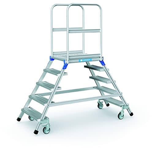 ZARGES Podesttreppe, beidseitig 5 Stufen Z600