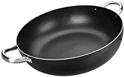 IBILI - Sarten honda con 2 asas i-chef, 36 cms, Aluminio, Antiadherente, Apto para induccion