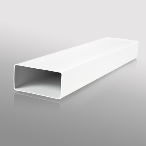 Rechteckkanal für Lüftung PVC 110x55mm, 1,0m (5010)