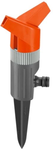 Aspersor Circular Foxtrott Classic de Gardena: pulverizador de césped para el riego homogéneo de hasta 130 m², sin Charcos, Sector de riego 360 °, posición Estable, área de aspersión 13 m (1953-20)