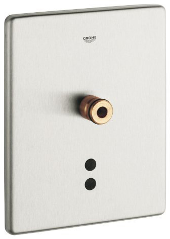 GROHE Abdeckplatte (für Europlus E mit Elektronik), edelstahl, 42122SD0