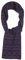 BASEFIELD Herren Schal Strickschal Norwegermuster schwarz violett