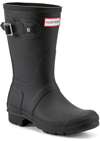 Hunters Original Short (W23758), Stivali Uomo Donna, Nero, 42 EU