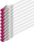 1m - blanco - 10 piezas - CAT6a CAT 6a Ethernet LAN cable de red - SET 10 GB/s cable patch CAT6 S-FTP Doble blindado PIMF 500MHz libre de halógenos compatible con CAT5 CAT6a CAT7 CAT8