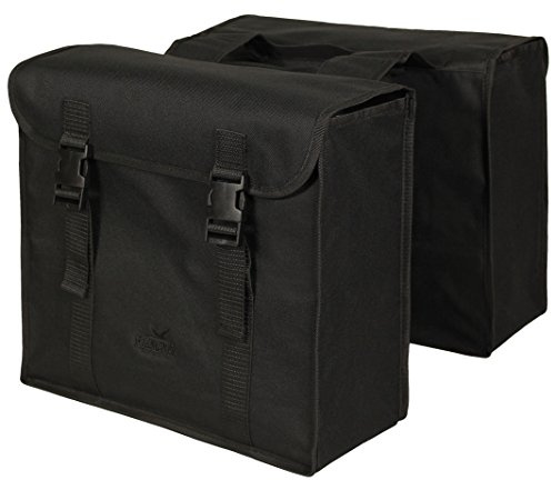Greenlands Fahrradtasche Doppeltasche Gepäckträgertasche schwarz OT-4546 (schwarz)