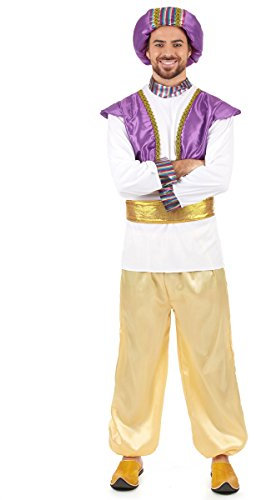DEGUISE TOI Sultan-Kostüm für Herren Gold-lila - Gold