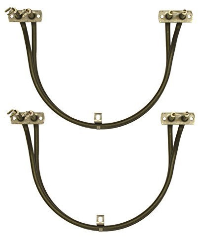 Spares2go Halbmond Heizkörper Element für Neff Ofen Cookers (Doppelpack)