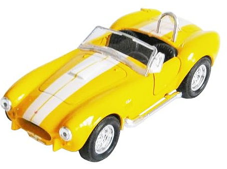 ECO 1965 Shelby Cobra 427 S/C Modellauto Metall 4-VAR. Modell Auto Spielzeugauto 86 (Gelb)