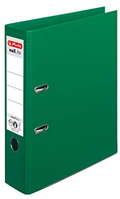 Herlitz 10834349 Ordner maX.file protect+ (A4, 8 cm) grün