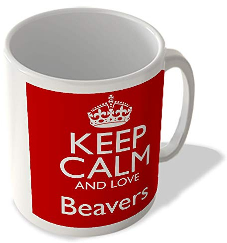 McMug - Keep Calm and Love Beavers - Mug, Ceramic, 11fl.oz.