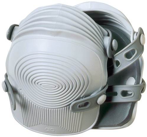 CLC Custom Leathercraft 361 Ultraflex Non-Skid Kneepads, Plastic, Grey