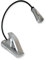 Carson FlexNeck LED Leselicht mit praktischer Klemme und Flexhals in silber-grau (FL-55)