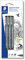 STAEDTLER schwarze pigment liner in unterschiedlichen Linienbreiten, dokumentenechte Pigmenttinte, lange Metallspitze, lange Lebensdauer, 3 Liner in 3 Linienbreiten auf Blisterkarte, 308S-9BK3D