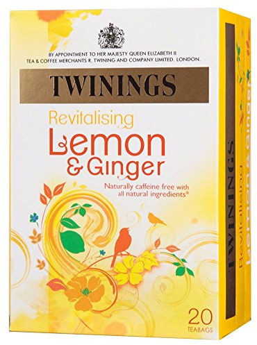 TWININGS TEAS Lemon & Ginger 20bags (PACK OF 1)