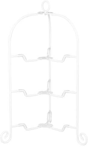 Dolce foldable cake stand three-stage white 018190 4023at (japan import)