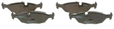 Bosch BP695 - Brake Pads Car Rear Axle - Bosch Quality - Reduced Noise and Dust - ECE-R90 Certified - Copper-Free - 1 Set of 4 Pads