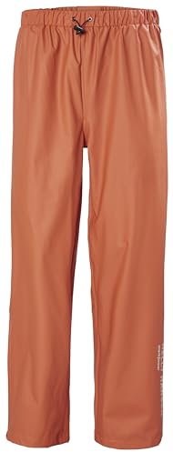 HH Workwear Men's Rain Trousers Voss Waterproof, Dark Orange, M