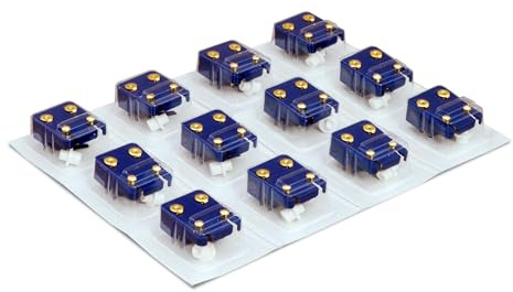 Caflon Blu 24 Carat Gold Plated Clawset Assorted Birthstone Studs, 0.07 kg