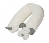 Efie Bio-Stillkissen „Hund“ – 100% Baumwollplüsch (KBA) | Inlett mit EPS-Mikroperlen | ergonomisch 180 cm | handgefertigt in Deutschland