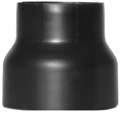 Raik 18011102 fumée Tube/Tuyau de poêle réduction 180 mm – 130 mm Noir