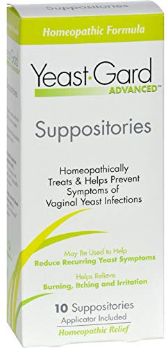 Yeast-Gard Advanced Homeopathic Suppositories 10 ea