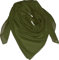 Harrys-Collection Damen Herren Baumwolltuch in vielen Farben 100 x 100 cm, Größen:Einheitsgröße, Farben:oliv
