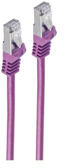 Shiverpeaks RJ45 Patchkabel m. CAT 7 Rohkabel PIMF violett 3m