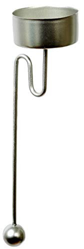 haus-der-geschenke Baumkerzenhalter Balancehalter für Teelicht 4 er Set in Silber
