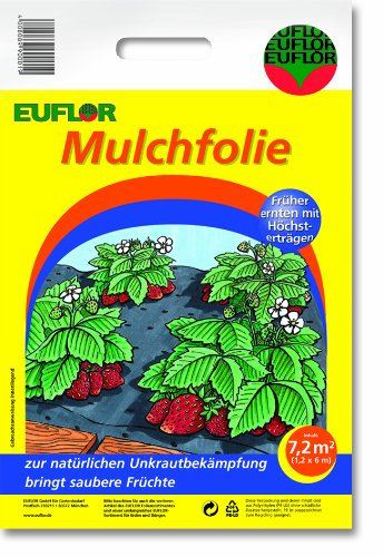 Euflor 90014 Mulchfolie 7,2 m² 1,2 m x 6 m UV-stabil