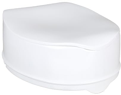 Savanah - Asiento elevador con tapa para retrete (15 cm)