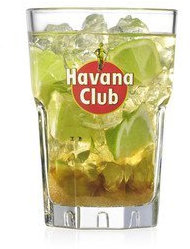 Original Havana Club Exclusivgläser mit Farblogo im 2er Set