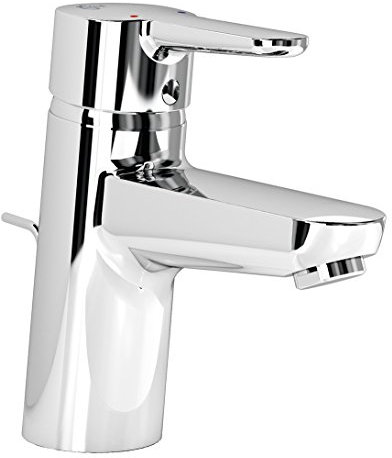 Ideal Standard B9936AA Waschtisch -Einhebelmischer BLUE 112mm, mit Ablauf -Garnitur, ohne Eco- Funktion verchromt