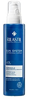 Rilastil Sun System After-Sun, Erfrischende Gesichts- und Körpermilch, Flüssige Emulsion mit Leichter Textur, Feuchtigkeitsspendend und Regenerierend, 200 ml