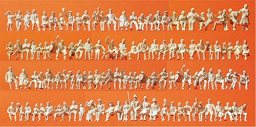 Preiser 1/87 th – pr16328 – Modelleisenbahnen – Figuren sitzend
